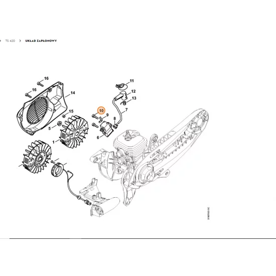 STIHL Śruba z łbem cylindrycznym IS-M5x20 9022 341 1019